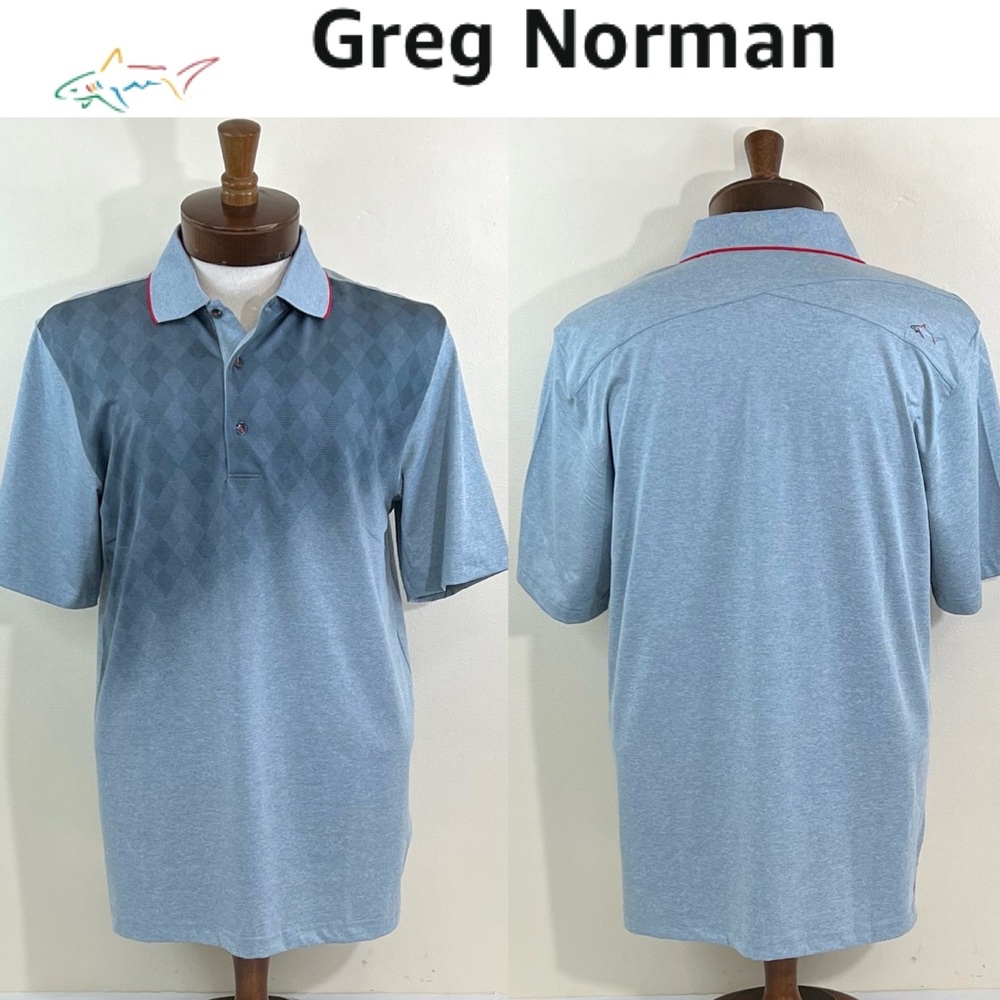Greg Norman Men’s Short Sleeve Play Dry Shirt